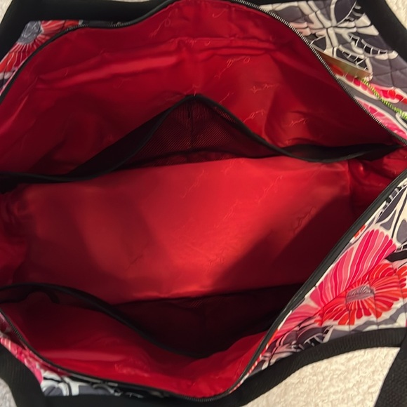 Vera Bradley Carryall Travel Bag Cheery Blossoms - Picture 9 of 10